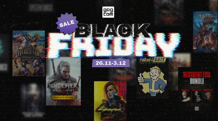 Найкрутіша “Чорна п’ятниця”: GOG пропонує знижки до 95% на 7200 класичних і сучасних ігор